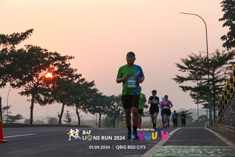 Race photo from BAF LIONS RUN 2024