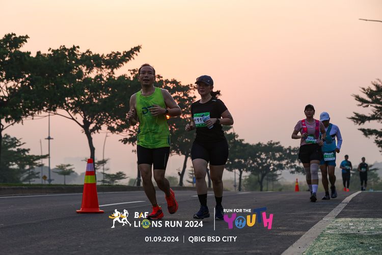 Race photo from BAF LIONS RUN 2024