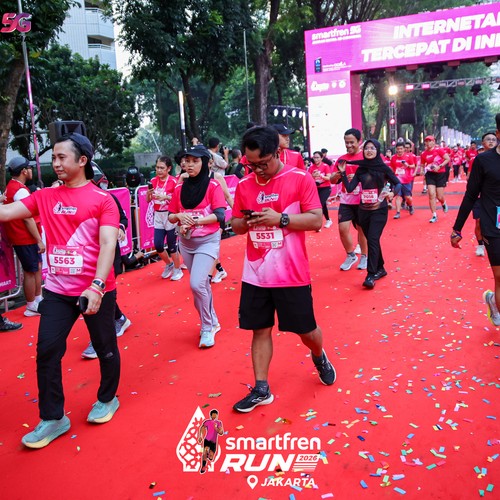 Race photo from SMARTFREN RUN 2026