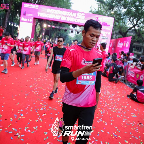 Race photo from SMARTFREN RUN 2026