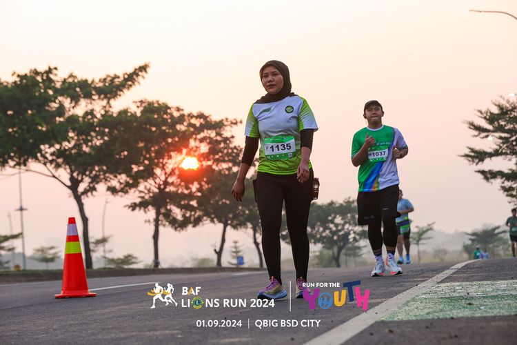 Race photo from BAF LIONS RUN 2024