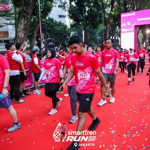 Race photo from SMARTFREN RUN 2026