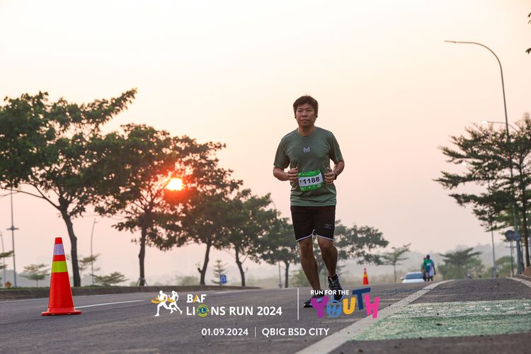 Race photo from BAF LIONS RUN 2024