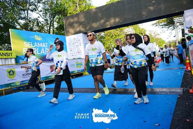 Race photo from Taman Budaya x BOGORUN 2025