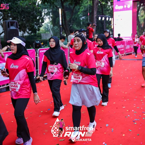 Race photo from SMARTFREN RUN 2026