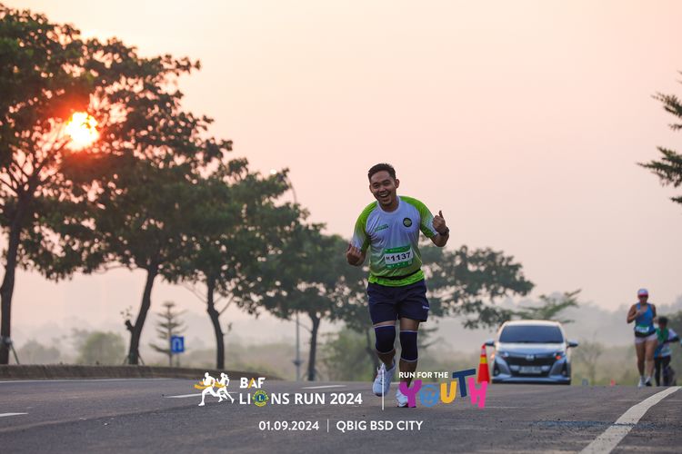 Race photo from BAF LIONS RUN 2024