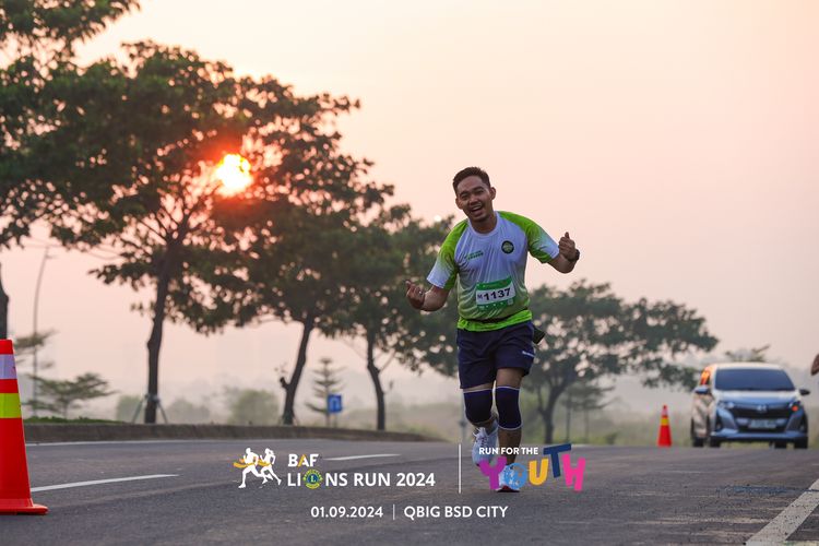 Race photo from BAF LIONS RUN 2024