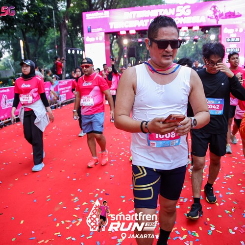 Race photo from SMARTFREN RUN 2026