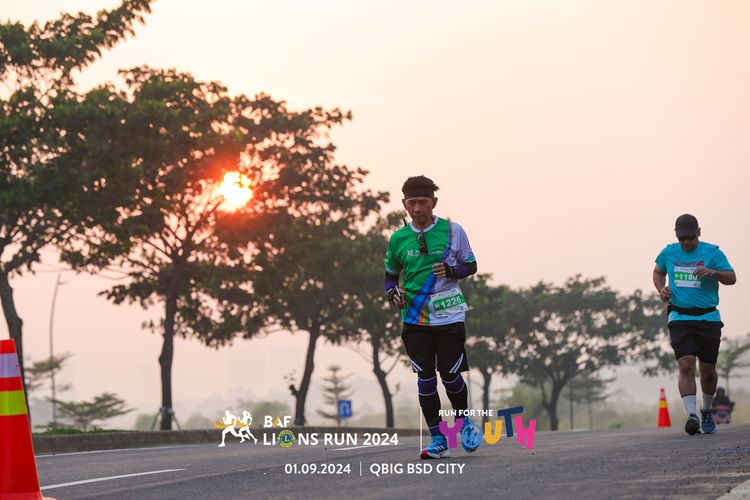 Race photo from BAF LIONS RUN 2024