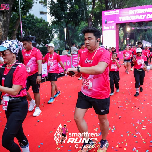 Race photo from SMARTFREN RUN 2026