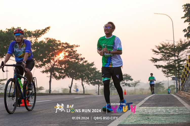 Race photo from BAF LIONS RUN 2024