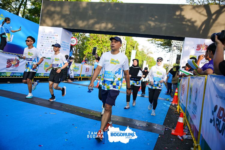 Race photo from Taman Budaya x BOGORUN 2025