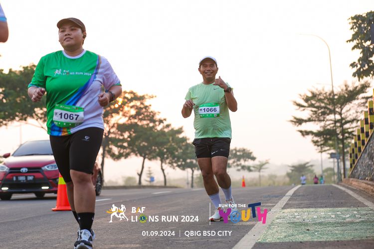 Race photo from BAF LIONS RUN 2024