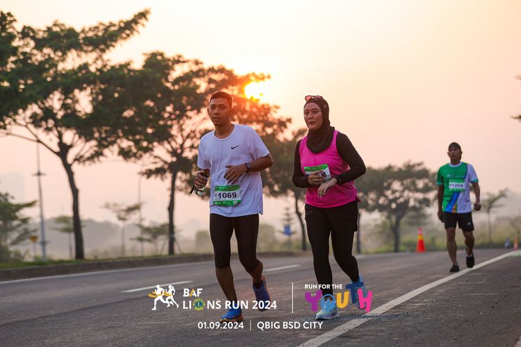 Race photo from BAF LIONS RUN 2024