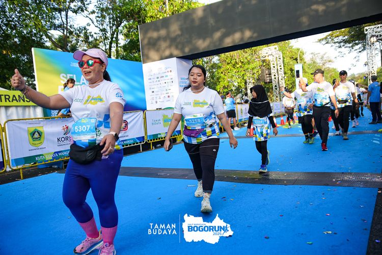 Race photo from Taman Budaya x BOGORUN 2025