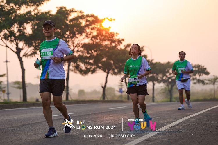 Race photo from BAF LIONS RUN 2024