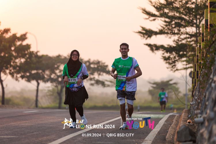 Race photo from BAF LIONS RUN 2024