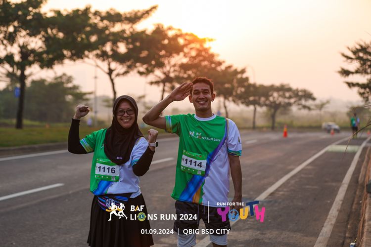 Race photo from BAF LIONS RUN 2024