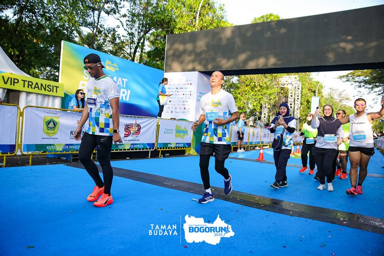 Race photo from Taman Budaya x BOGORUN 2025