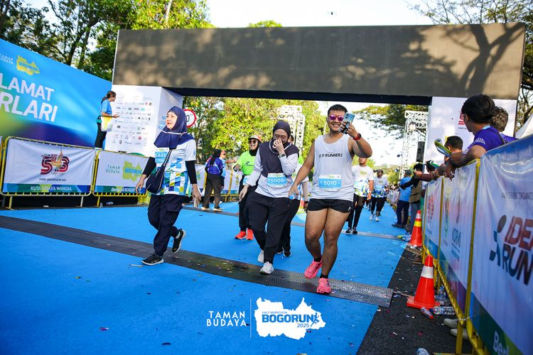 Race photo from Taman Budaya x BOGORUN 2025