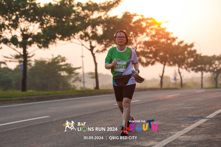 Race photo from BAF LIONS RUN 2024