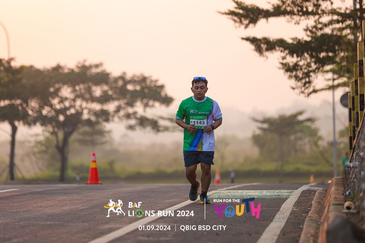 Race photo from BAF LIONS RUN 2024