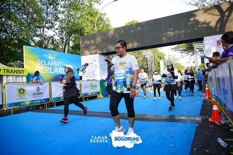 Race photo from Taman Budaya x BOGORUN 2025