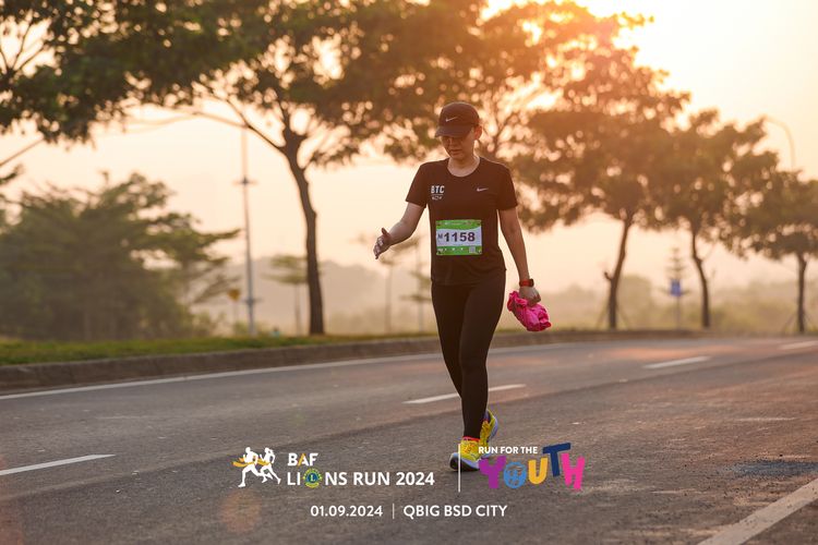 Race photo from BAF LIONS RUN 2024
