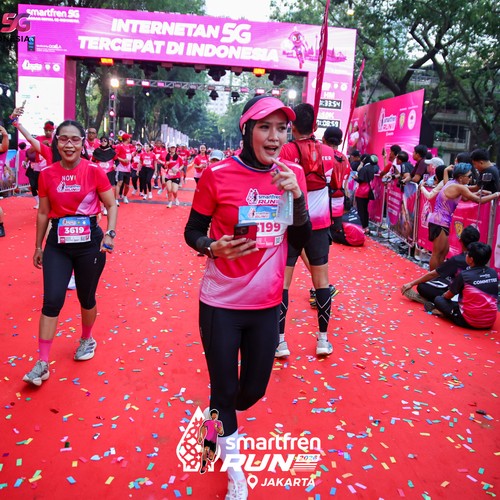 Race photo from SMARTFREN RUN 2026