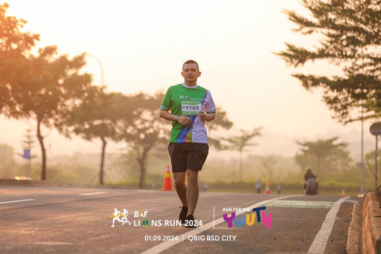 Race photo from BAF LIONS RUN 2024