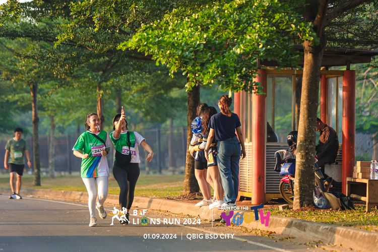 Race photo from BAF LIONS RUN 2024