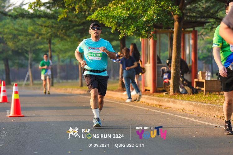 Race photo from BAF LIONS RUN 2024