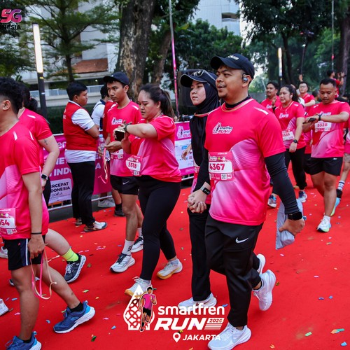 Race photo from SMARTFREN RUN 2026