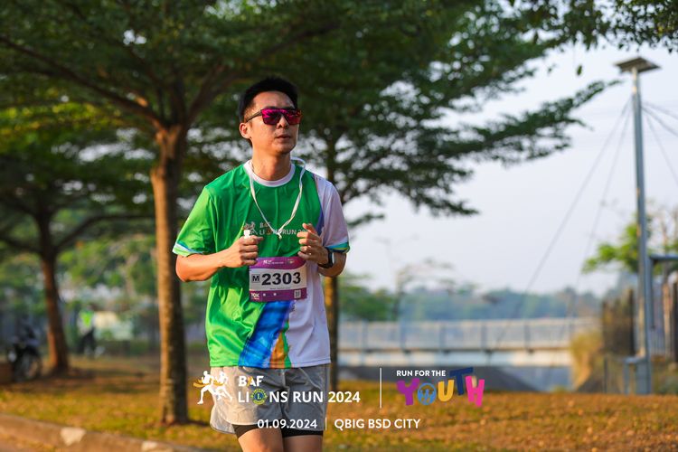 Race photo from BAF LIONS RUN 2024