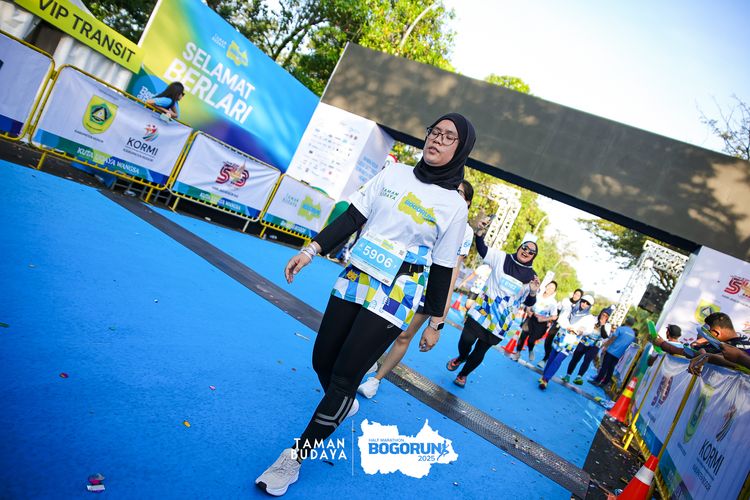 Race photo from Taman Budaya x BOGORUN 2025