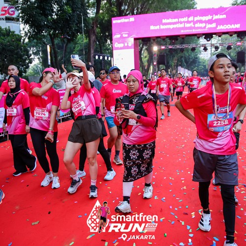 Race photo from SMARTFREN RUN 2026