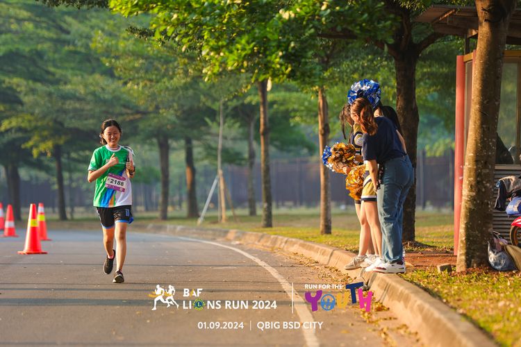 Race photo from BAF LIONS RUN 2024