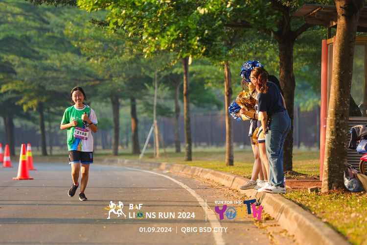 Race photo from BAF LIONS RUN 2024
