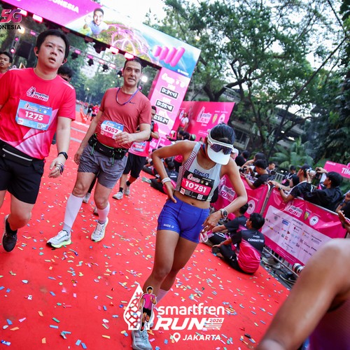 Race photo from SMARTFREN RUN 2026
