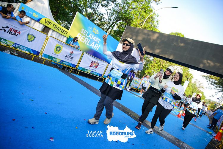 Race photo from Taman Budaya x BOGORUN 2025