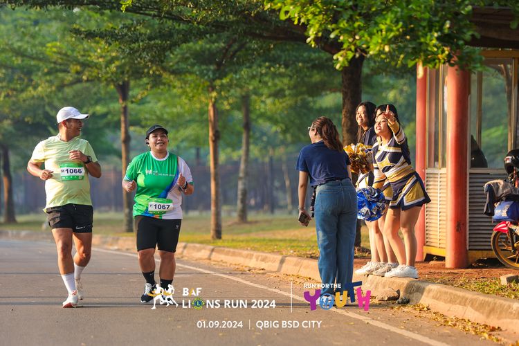 Race photo from BAF LIONS RUN 2024