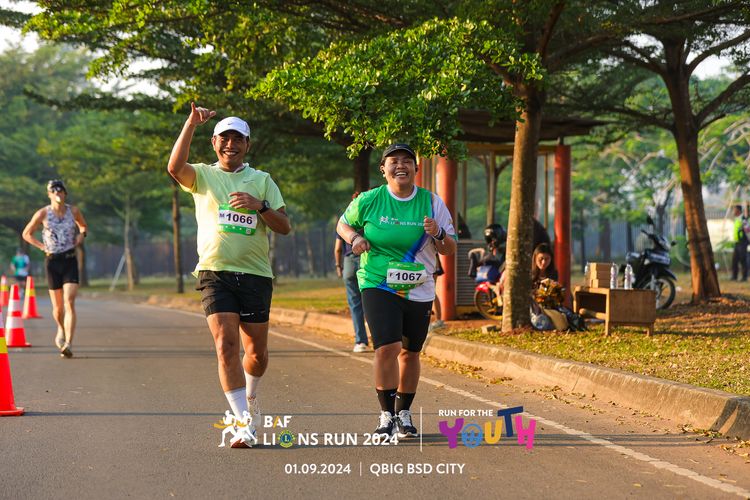 Race photo from BAF LIONS RUN 2024