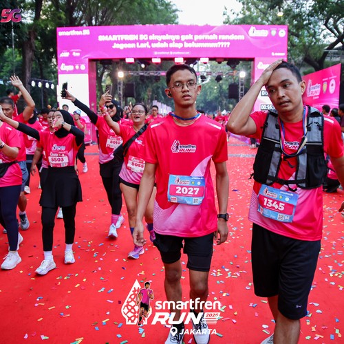 Race photo from SMARTFREN RUN 2026