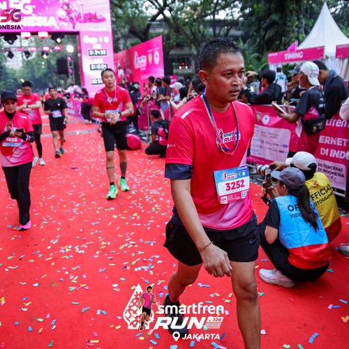Race photo from SMARTFREN RUN 2026