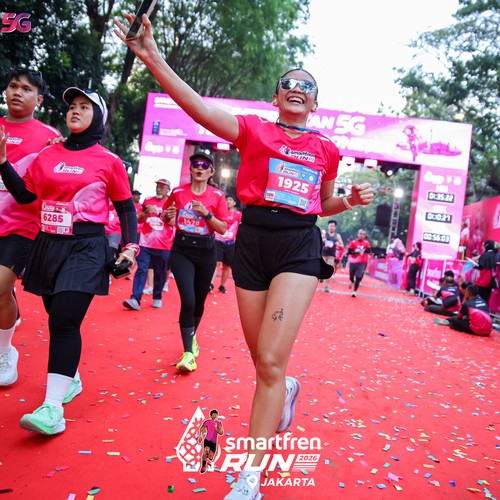 Race photo from SMARTFREN RUN 2026