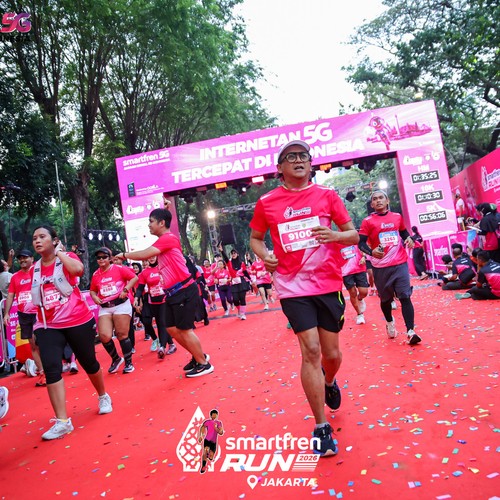 Race photo from SMARTFREN RUN 2026