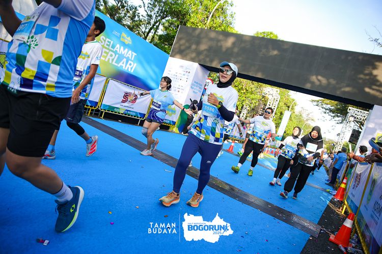 Race photo from Taman Budaya x BOGORUN 2025