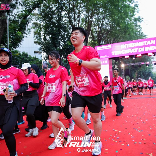 Race photo from SMARTFREN RUN 2026