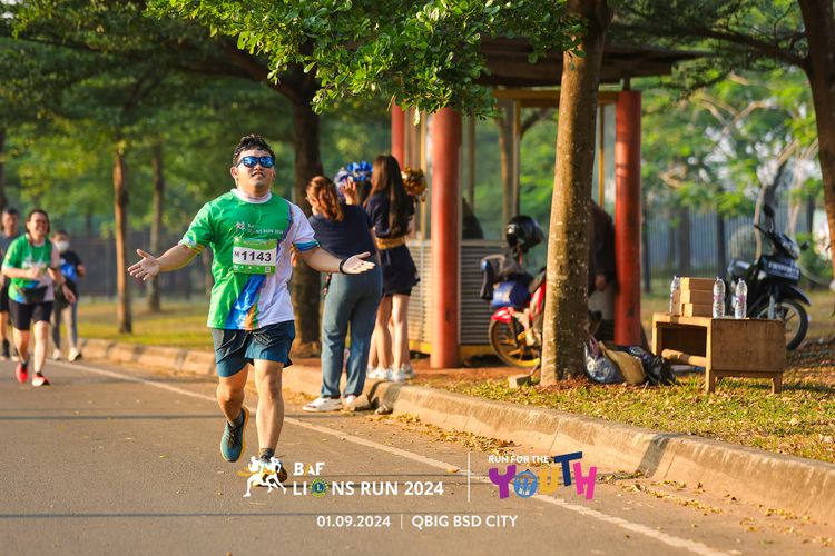 Race photo from BAF LIONS RUN 2024