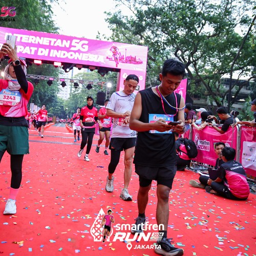 Race photo from SMARTFREN RUN 2026